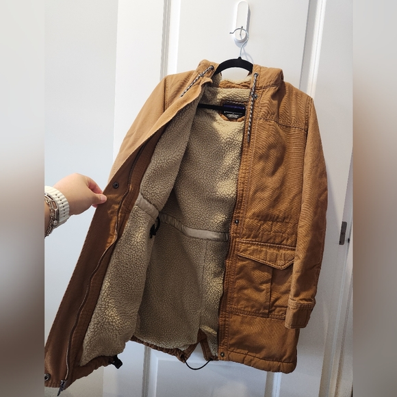 PATAGONIA Prairie Dawn Hooded Sherpa-Lined Parka Jacket - Picture 7 of 15